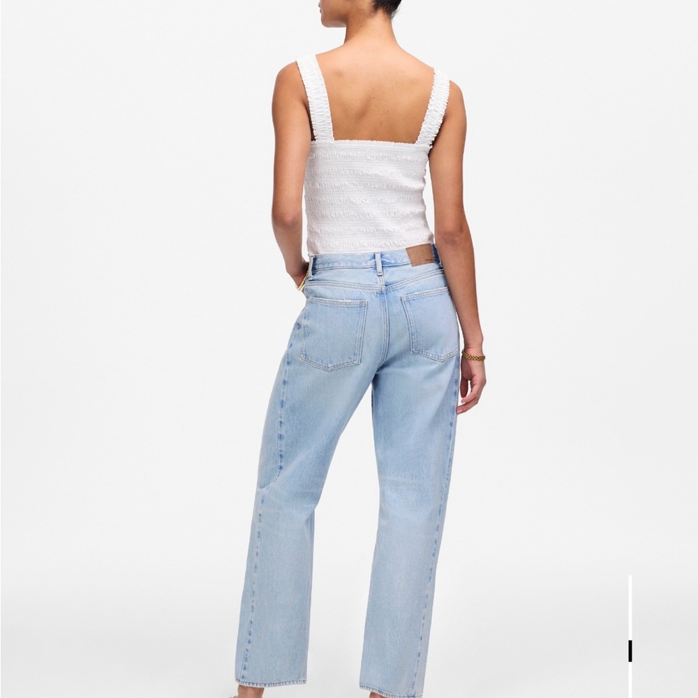Madewell Tall Pieced Barrel  Leg Jeans - Picture 6 of 7